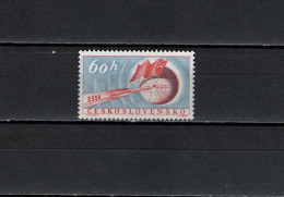 Czechoslovakia 1959 Space, Lunik 2 Stamp MNH - Europa