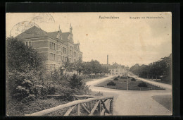 AK Aschersleben, Burgplatz Mit Mädchenschule  - Aschersleben