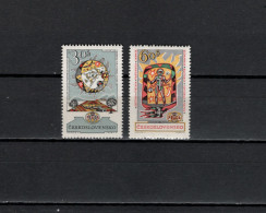 Czechoslovakia 1962 Space, Praga '62, 2 Stamps MNH - Europa