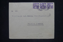 SUEDE - Lettre Pour La Suisse - 1938 - A 2838 - 1930- ... Francobolli In Bobina II