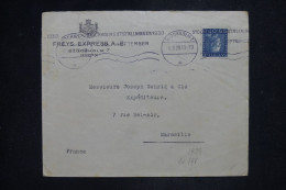 SUEDE - Lettre Pour La France - 1929 - A 2838A - 1920-1936 Rollen I