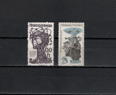 Czechoslovakia 1963/1964 Space, Science, Galileo 2 Stamps MNH - Europe