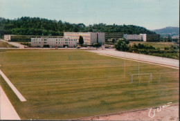 Cpsm 30 Bagnols Sur Cèze Nouveau Stade, Quartier Du Bordalet, Et Lycée Technique - Bagnols-sur-Cèze