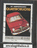 USATI ITALIA 2006 - Ref.0988 "QUATTRORUOTE" 1 Val.  - - 2001-10: Usati