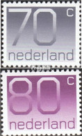 Niederlande 1415A-1416A (kompl.Ausg.) Postfrisch 1991 Ziffern - Nuovi