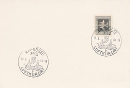 DDR Beleg Mit Sonderstempel Arendsee 1966 Luftkurort - Macchine Per Obliterare (EMA)