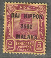 TRENGGANU - OCCUPATION JAPONAISE - N°26 * (1942) "Dai Nippon 2602 Malaya" : 5c Lilas-rose - Occupation Japonaise