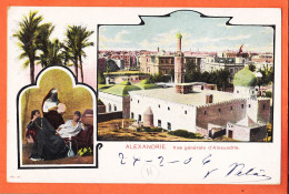24659 / ⭐ ALEXANDRIE Egypte ◉ Vue Generale Bi-vues 1906 à Jacques FOURCADE Paris ◉ Alexandria Egypt Edition ? N° 58 - Alexandrie
