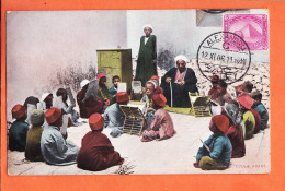 24650 / ⭐ Ethnic Egypte ◉ Ecole Arabe Instituteur Classe Cours Ecoliers 1906 à PENTECOUTEAU ◉ Lichtenstern & Harari 157 - Personnes