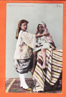 24614 / ⭐ Ethnic Egypte ◉ Dame Et Fille Dans Le Harem ◉ Lady And Girl In Harem 1905s ◉ LICHTENSTERN-HARARI Nr 132 CAIRO - Personas