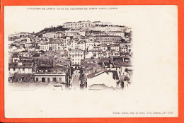 24599 / ♥️ LISBOA Portugal ◉ Panorama Visto Ascensor SANTA-JUSTA ◉ LISBONNE Vue De Ascenseur  1900s ◉ Edicao COSTA 570 - Lisboa