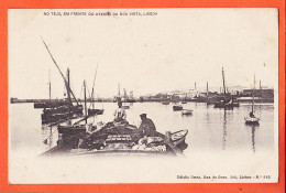 24592 / ♥️ LISBOA Portugal ◉ No TEJO, Em Frente Do Aterro Da BOA Vista ◉ LISBONNE Bateau TAGE 1910s ◉ Edicao COSTA 583 - Lisboa