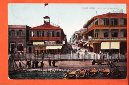 24536 / ⭐ The CAIRO Postcard Trust  Nr 112 ◉ PORT-SAID Egypte ◉ Hotel CONTINENTAL Rue Du Commerce 1915 - Puerto Saíd