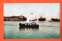 24532 / ⭐ LICHTENSTERN-HARARI Nr 111 ◉ PORT-SAID Egypte ◉ Navigation Dans Le Canal 1916 - Port Said