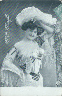 Az752  Cartolina Personaggi Famosi Mlle Margill  Attrice Actress Teatro - Artisti