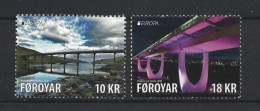 Faroer 2018 Europa Bridges  Y.T. 920/921 ** - Islas Faeroes