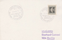 DDR Beleg Mit Sonderstempel Arnstadt 1968 Automatische Telefon Zentralen 20 Jahre VEB Fernmeldewerk - Franking Machines (EMA)