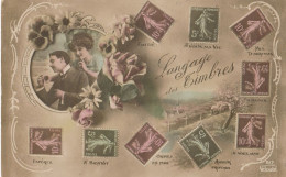 Le Langage Des Timbres - CPA N°2 - Stamps (pictures)