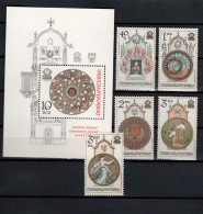 Czechoslovakia 1978 Space, Praga '78 Set Of 5 + S/s MNH - Europa