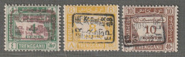 TRENGGANU - OCCUPATION JAPONAISE - TAXE N°2+3+4 * (1942) - Ocupacion Japonesa