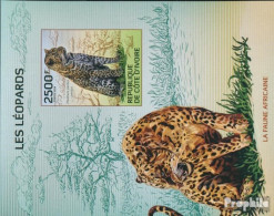 Elfenbeinküste Block207B (kompl.Ausg.) Ungezähnte Marken Postfrisch 2014 Nordafrikanischer Leopard - Côte D'Ivoire (1960-...)