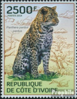 Elfenbeinküste 1598 (kompl.Ausg.) Postfrisch 2014 Nordafrikanischer Leopard - Côte D'Ivoire (1960-...)
