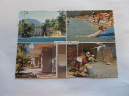 TENERO  TESSIN ( SUISSE SWITZERLAND )  CAMPING CAMPOFELICE  VUES ANIMEES  FLAMME TENERO - Campo