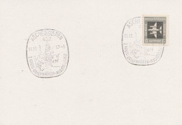 DDR Beleg Mit Sonderstempel Aschersleben 1967 2 Kreis Briefmarken Ausstellung - Macchine Per Obliterare (EMA)