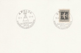 DDR Beleg Mit Sonderstempel Apolda 1967 Glockenmuseum Glocken Aus 3 Jahrtausenden - Macchine Per Obliterare (EMA)