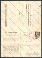 Biella Gaglianico Classe 1881 Doppia FG Cartolina ZF0485 - Biella