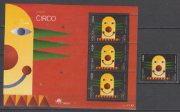 Açores Europa 2002 ** N° 473 Et BF 23 Cirque - 2002