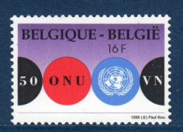 Belgique België, **, Yv 2600, Mi 2653, SG 3267, ONU, - VN