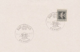 DDR Beleg Mit Sonderstempel Bad Lausick 1967 Kurbad - Franking Machines (EMA)