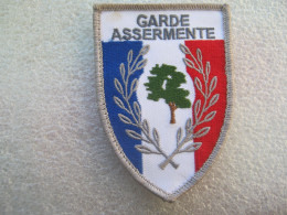 COLLECTION ANCIEN ECUSSON GARDE  ASSERMENTE SCRATCH AU DOS  ETAT EXCELLENT - Police & Gendarmerie