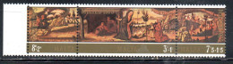 MALTA 1975 CHRISTMAS NATALE NOEL WEIHNACHTEN NAVIDAD NATAL STRIP COMPLETE SET STRISCIA SERIE COMPLETA MNH - Malta