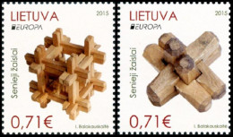 LITHUANIA 2015 EUROPA: Old Toys, MNH - 2015