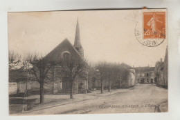 CPSM CHAMPAGNE SUR SEINE (Seine Et Marne) - L'Eglise - Champagne Sur Seine