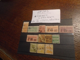 LOT DE  12  Timbres (COLIS /POSTAUX Differents) Forte COTE !!!!! - Usati