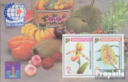 Singapur Block31 (kompl.Ausg.) Postfrisch 1994 Orchideen - Singapur (1959-...)