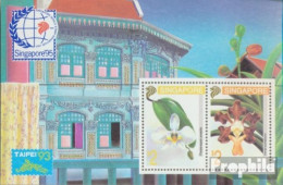 Singapur Block29 (kompl.Ausg.) Postfrisch 1993 Orchideen - Singapore (1959-...)