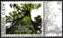 LITHUANIA 2016 FLORA: Kaunas Oak Tree. Tourism. Flora Plants, MNH - Arbres