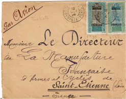 PP15 - SOUDAN FRANCAIS LETTRE AVION POUR ST ETIENNE 12/10/1926 - Cartas & Documentos