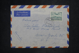 TCHECOSLOVAQUIE - Lettre Par Avion Pour New York - 1946 - A 2852 - Cartas & Documentos