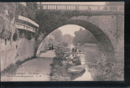 Cpa 78 Poissy Le Pont Sur Le Bras Migneaux - Poissy