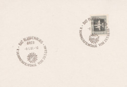 DDR Beleg Mit Sonderstempel Bad Blankenburg 1966 V Sommerfilmtage - Franking Machines (EMA)