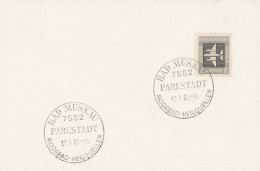 DDR Beleg Mit Sonderstempel Bad Muskau 1969 Parkstadt Moorbad Heilquellen - Maschinenstempel (EMA)