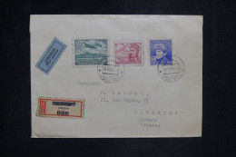 TCHECOSLOVAQUIE - Lettre Recommandée Par Avion > La France - 1946 - A 2855 - Lettres & Documents