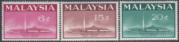 Malaysia 1965 - Opening Of National Mosque, Kuala Lumpur - Mi 14-16 ** MNH - Malasia (1964-...)