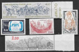 FRANCE N°2314, 2315, 2316, 2317 Et 2327** Neufs Sans Charnière Luxe MNH - Ongebruikt