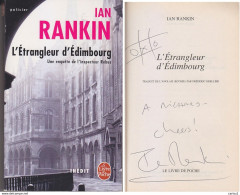 C1 Ian RANKIN - L ETRANGLEUR D EDIMBOURG Envoi DEDICACE Signed ECOSSE Port Inclus France - Signierte Bücher